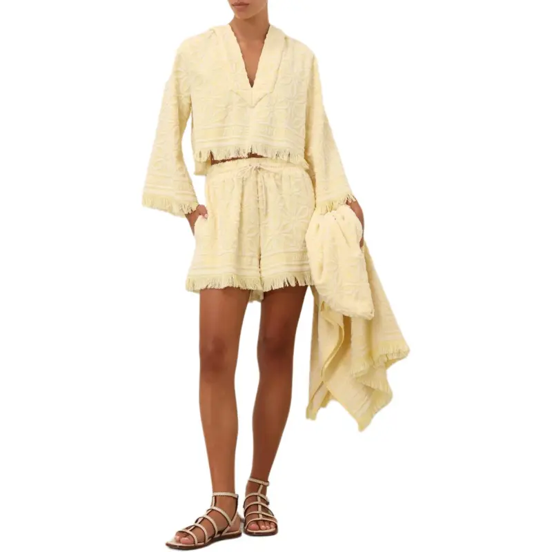 Zimmermann SS25 Casual Shorts Women's Yellow-1