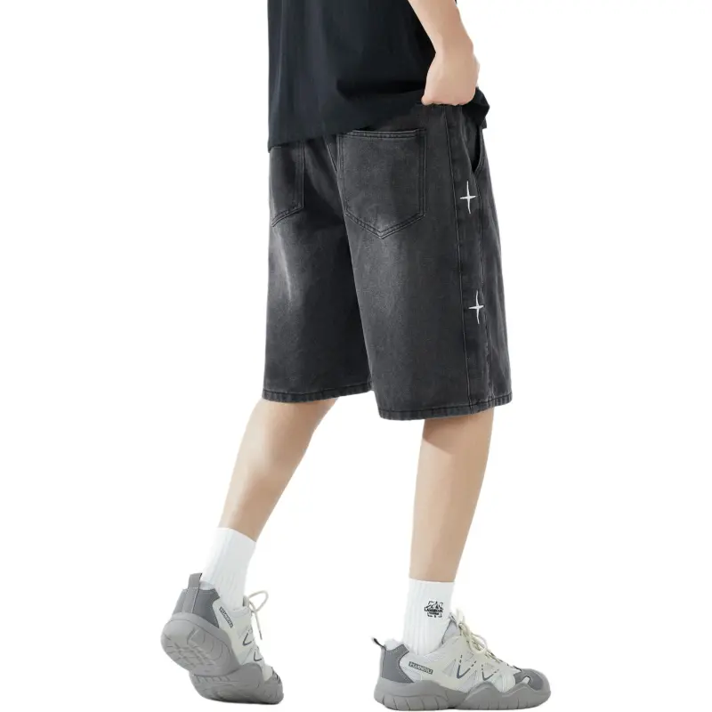 Colorful Creations Denim Shorts Unisex-3