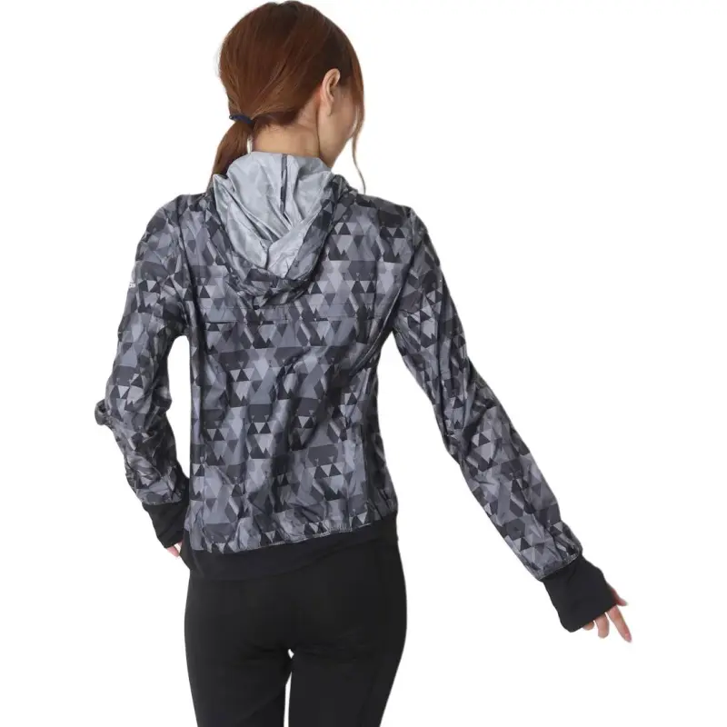 Adidas Windbreaker Run Jackets Coats Women's Black-1