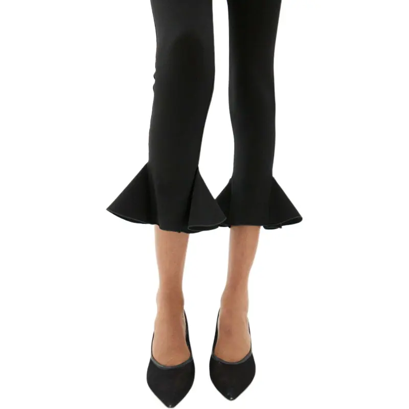 Nensi Dojaka Cropped Flared Trousers-2