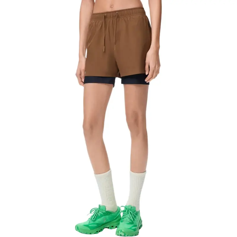 LOEWE SS25 Casual Shorts Women's Milk Candy-3