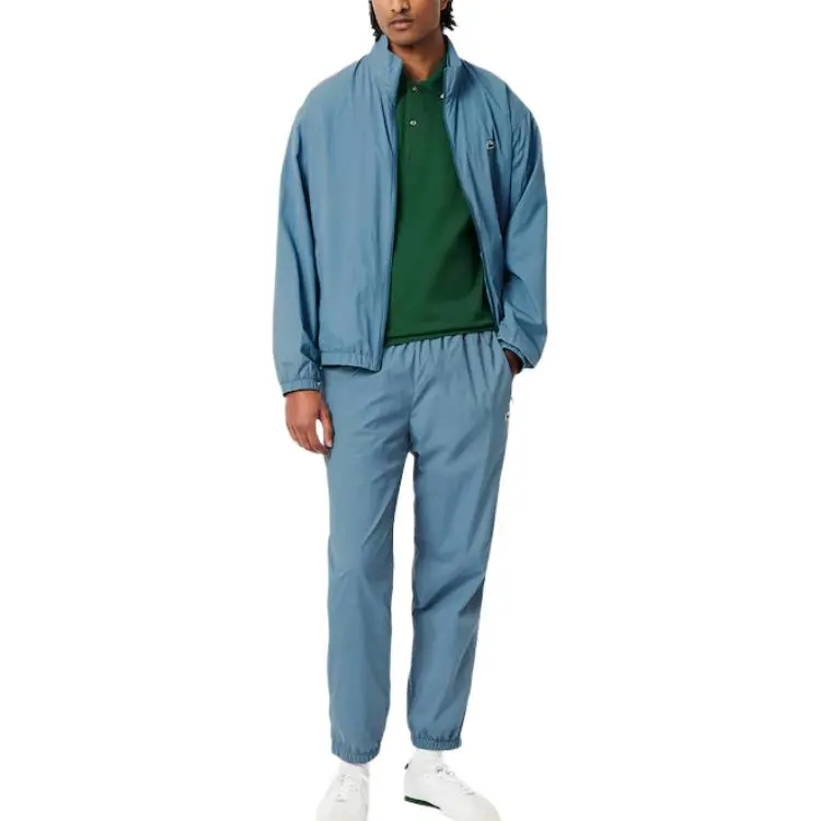 LACOSTE SS25 Knitted Sports Pants Men's Blue-1