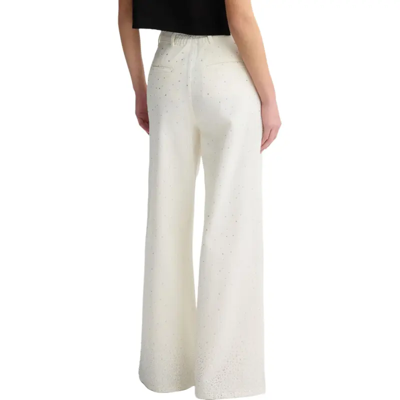 LIU·JO Rhinestone embellished Flared Jeans-3
