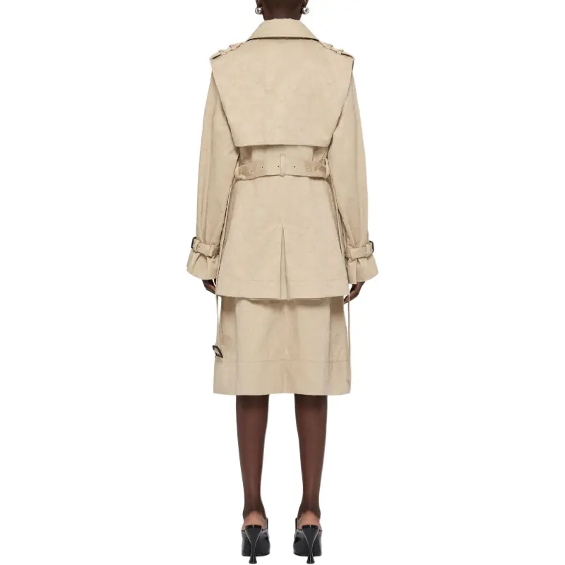 Givenchy SS25 Trench Coat Women's Light Beige-2