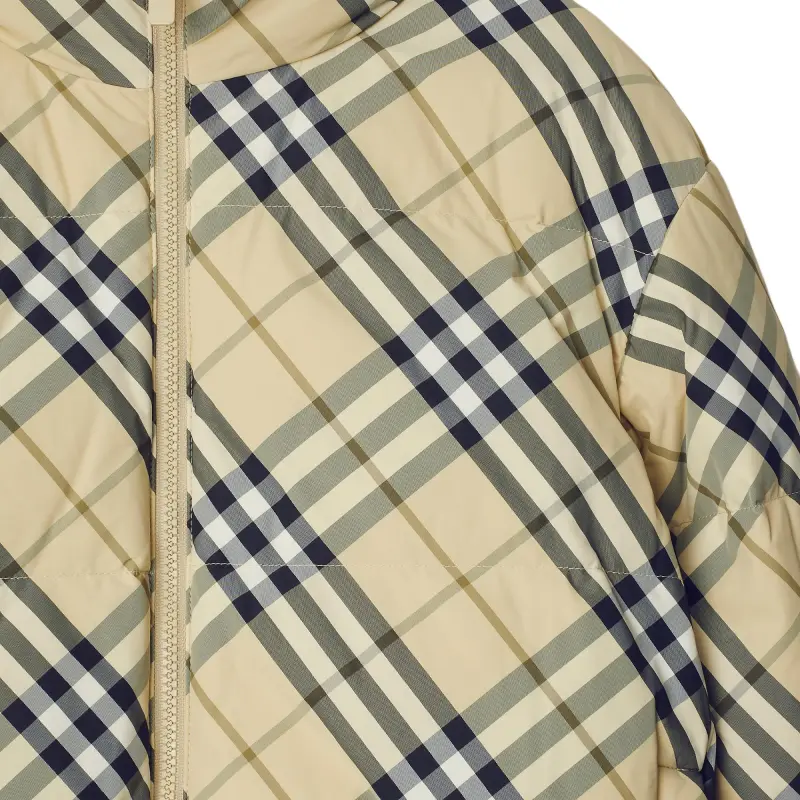 Burberry Checkered Reversible Zip Up Jacket-5