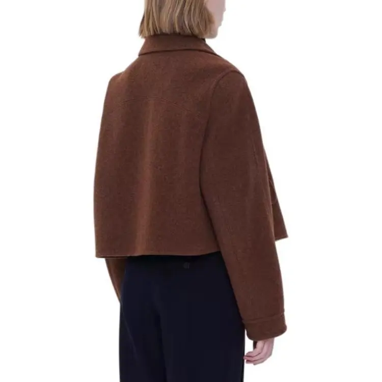 CARVEN FW23 Jackets Coats Women's Coffee-3