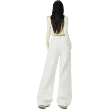 Wen Shan Casual Pants Women's White