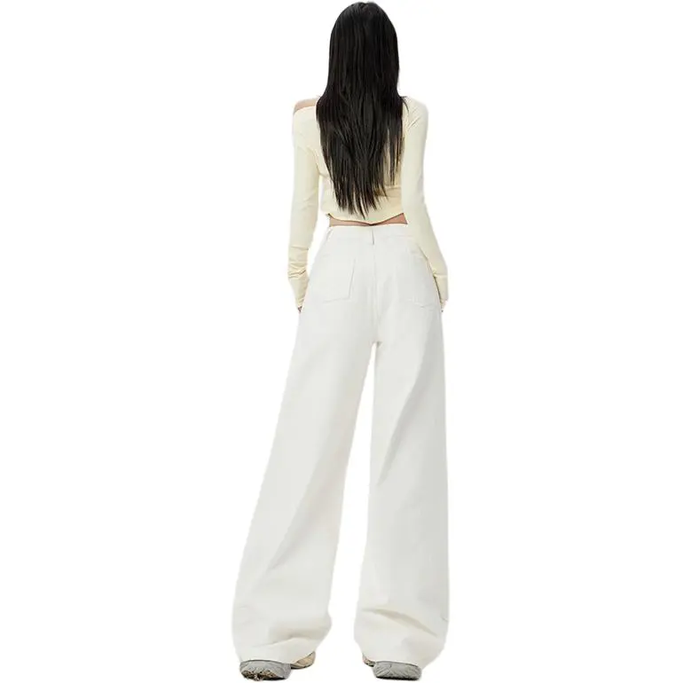 Wen Shan Casual Pants Women's White-0