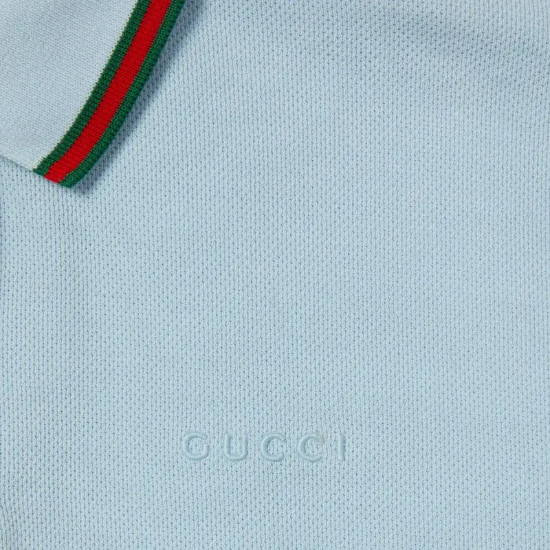 GUCCI Polo Shirts Women's Blue-5