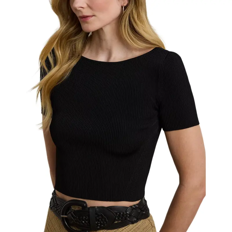 LAUREN RALPH LAUREN T Shirt Women's Black-3