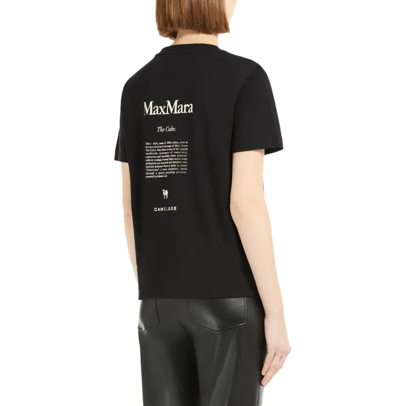 'S MAX MARA Crewneck Short Sleeved T Shirt-3