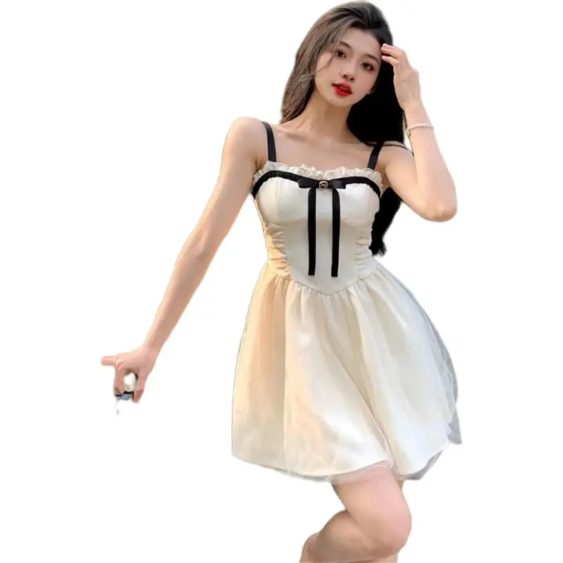 KAISER Slip Dress Women's White-3