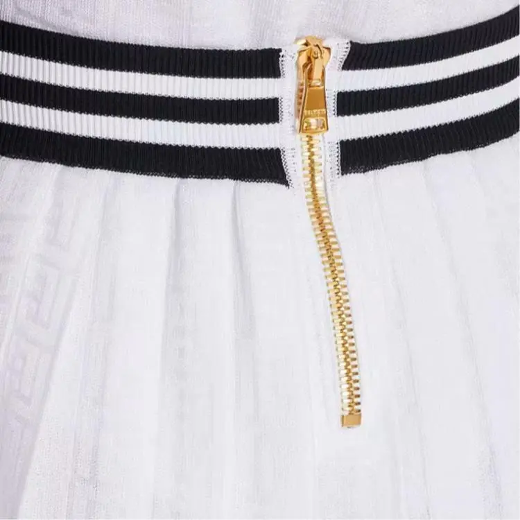 BALMAIN Casual Short Skirts Women's White-7