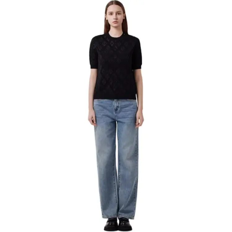 DEGAIA SS25 Jeans Women's Vintage Denim-4