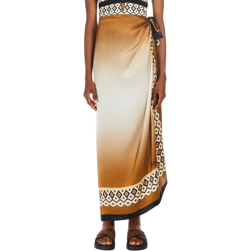 MaxMara Wrap Skirt Women's Brown-1