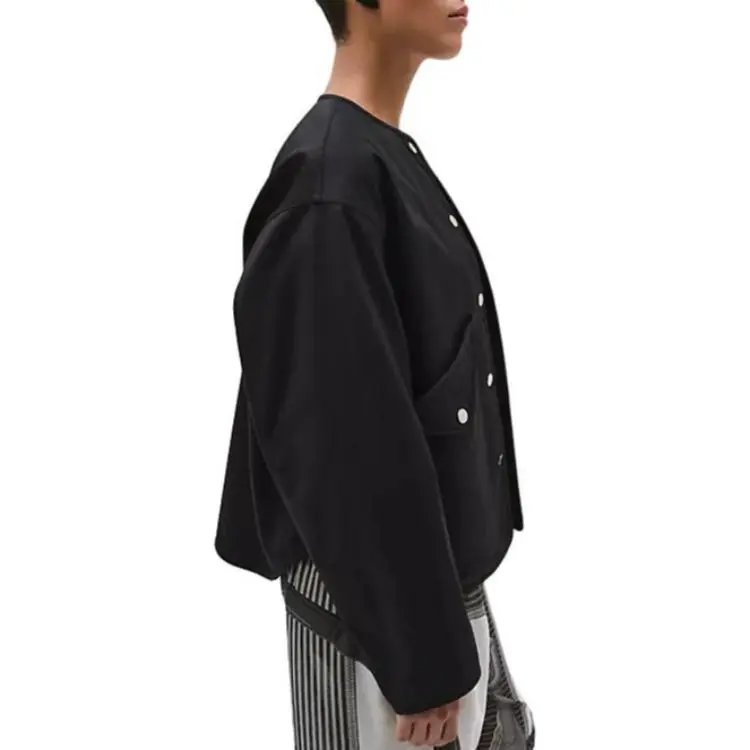 HERMES Jackets Coats Women's Black-3