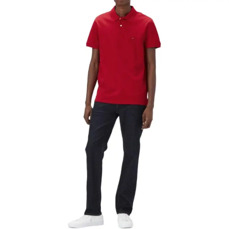 Tommy Hilfiger Polo Shirt Men's Red-2