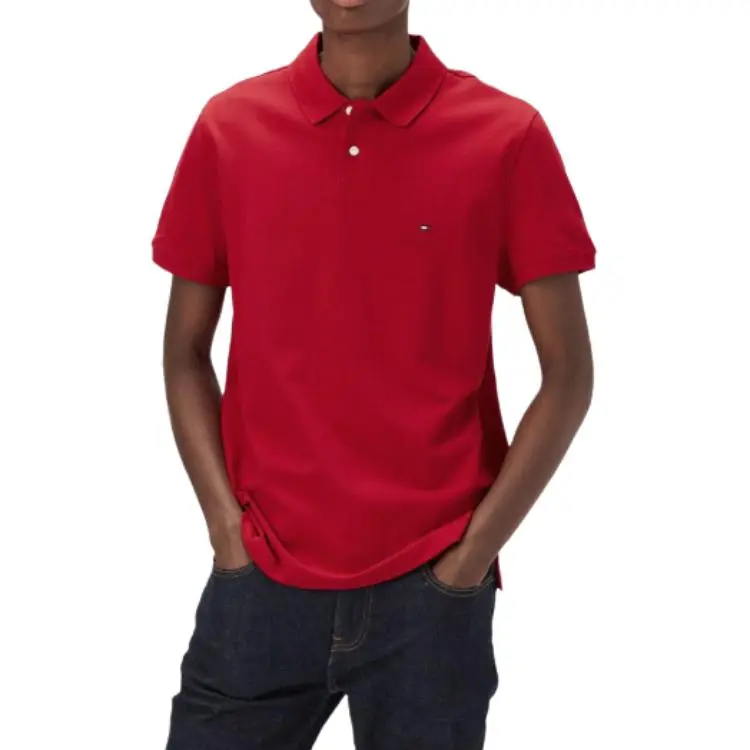 Tommy Hilfiger Polo Shirt Men's Red-1