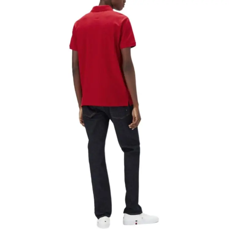 Tommy Hilfiger Polo Shirt Men's Red-3