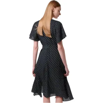 HAZZYS Short Sleeved Dress Women's Navy Blue
