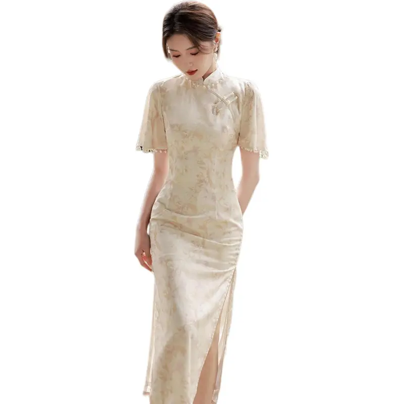 Mu Xiao Xin Short Sleeved Dress Women's-1