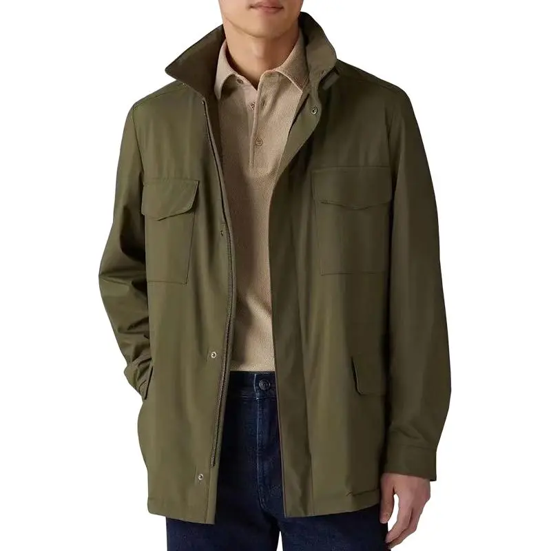 Loro Piana SS22 Jackets Coats Men's Green-2