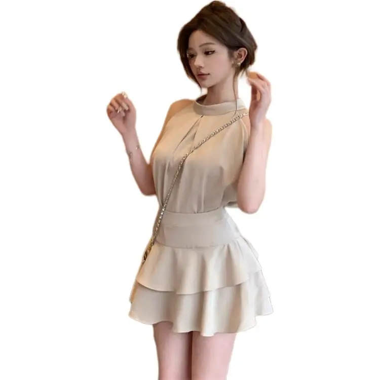 GOSO Sleeveless Dresses Women's-3
