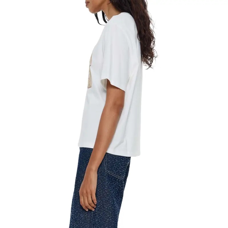 Bimba Y Lola Logo embroidered T shirt-3