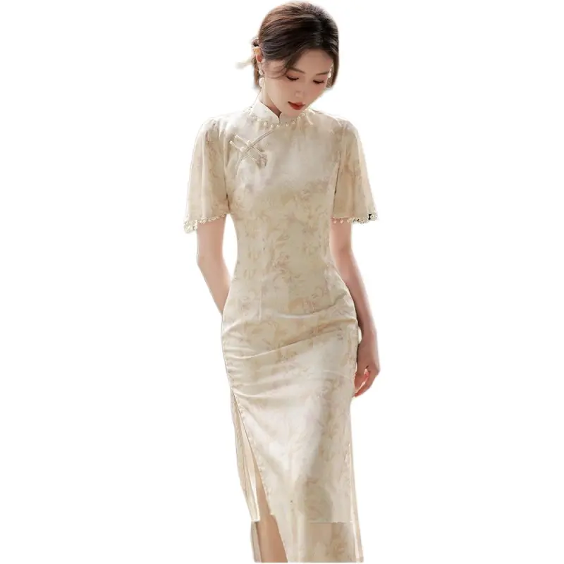 Mu Xiao Xin Short Sleeved Dress Women's-2