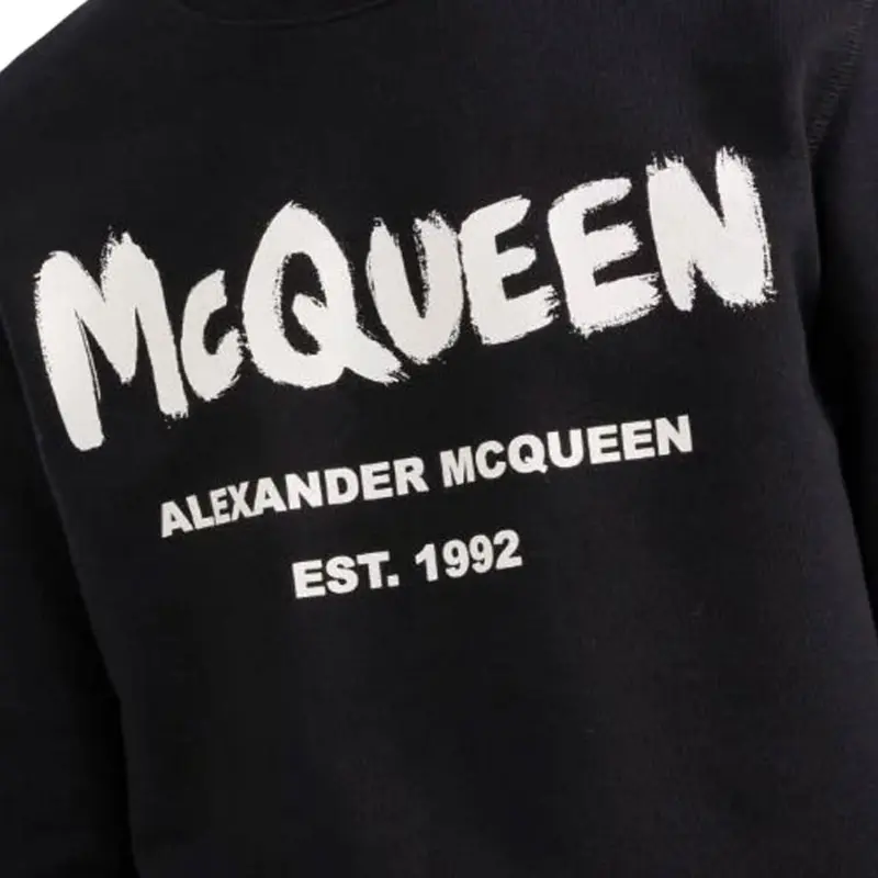 Alexander McQueen Graffiti print Sweatshirt-4