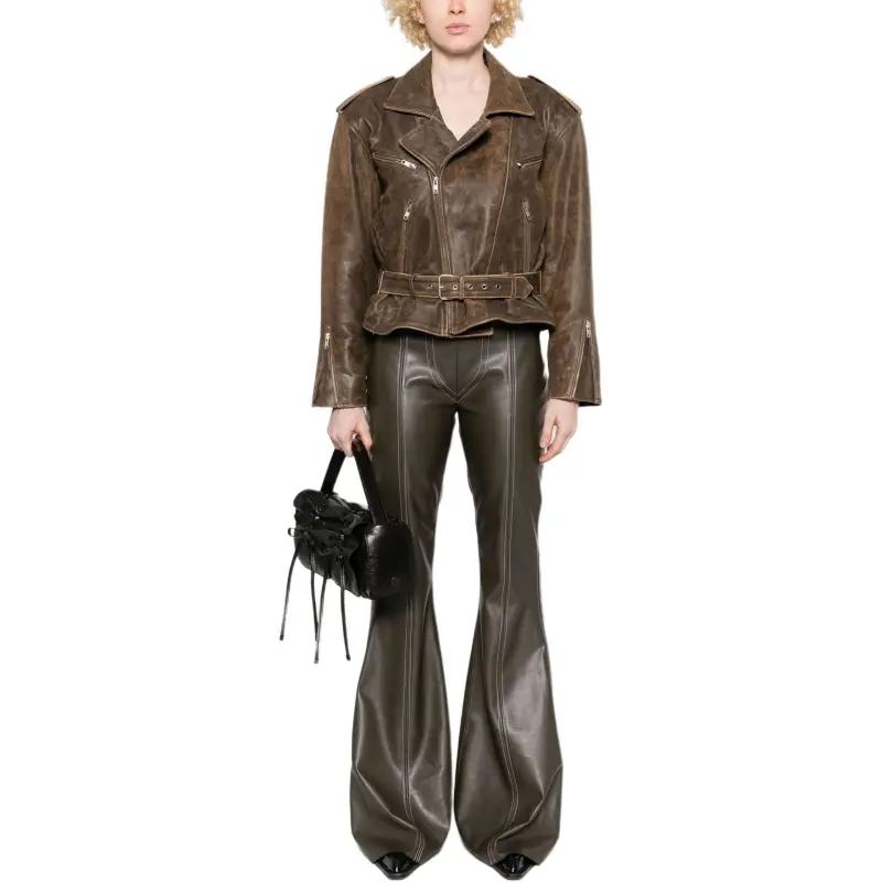 R13 Oversize shoulder Biker Jacket-1
