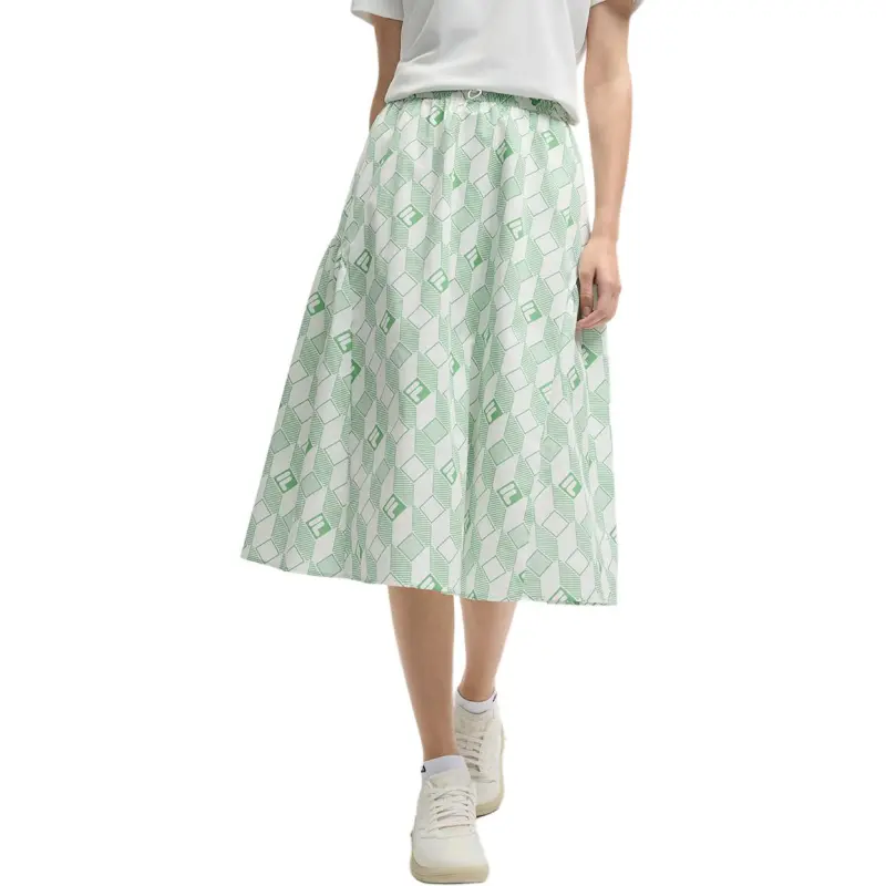 FILA Casual Long Skirts Women's Bright White-2