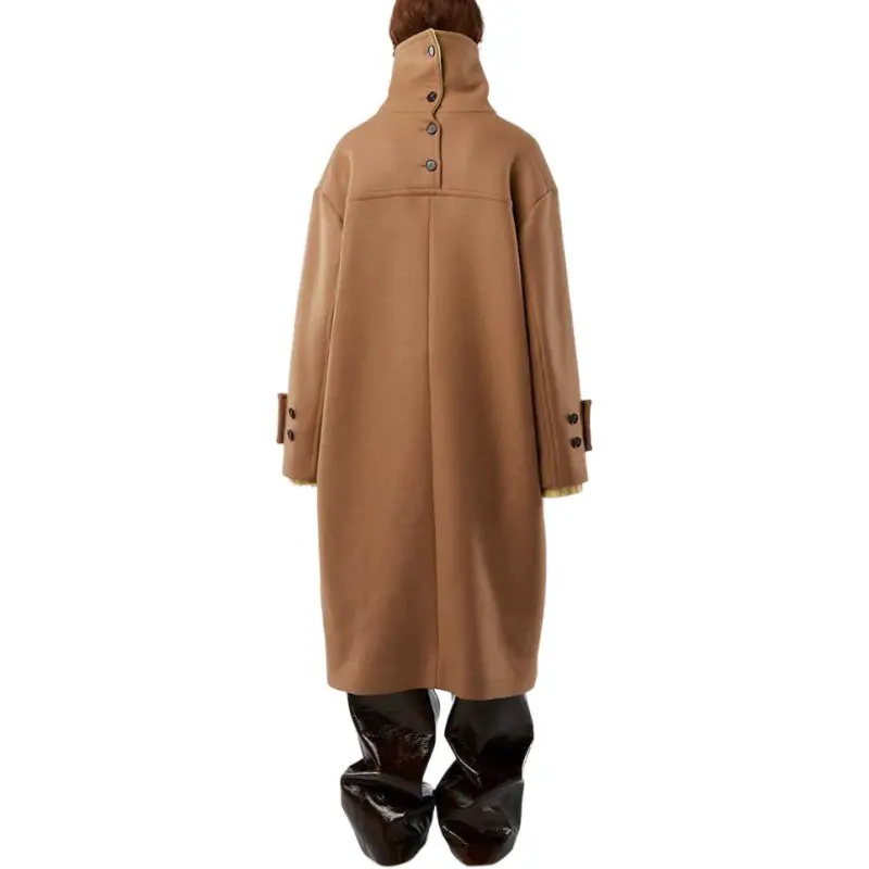 MSGM Coats Women's Camel-2