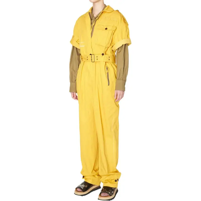 Kolor SS25 Jumpsuit Women's Yellow-2
