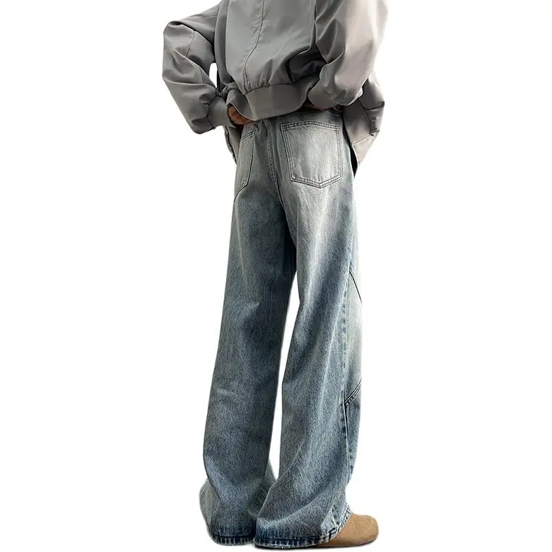 MIIRACER Jeans Unisex Light Blue-1