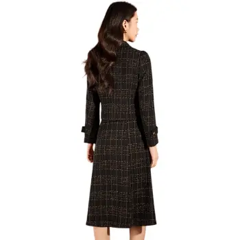 Mylan Spring Fall Skirt Set Women's Black