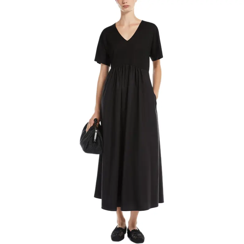 WEEKEND MaxMara Short Sleeved Dress Women's Black-3
