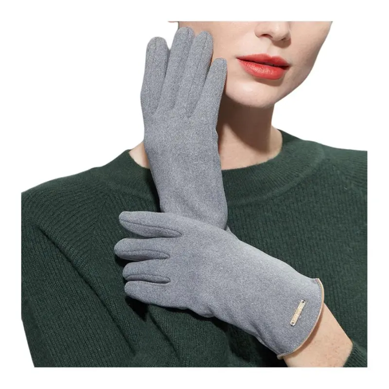 H YXIANG Dralon Knit Gloves Women's-7