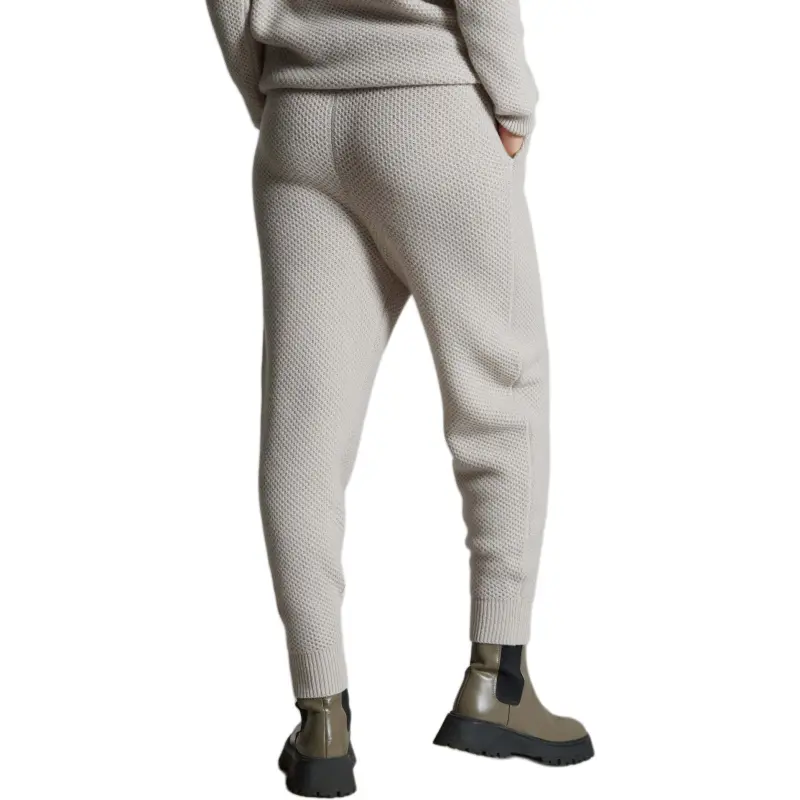 COLOMBO Knitted Sweatpants Women's Beige-0