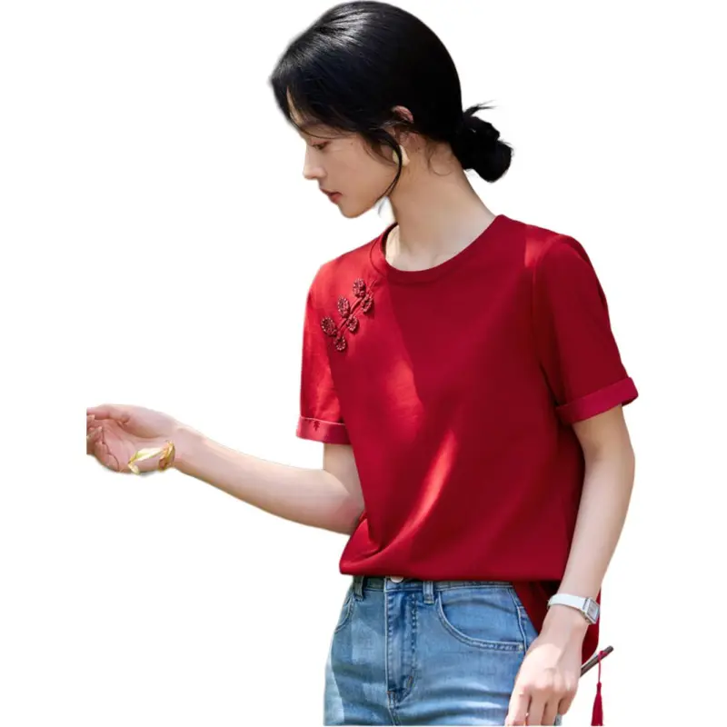 XWI T Shirts Women's Red-3