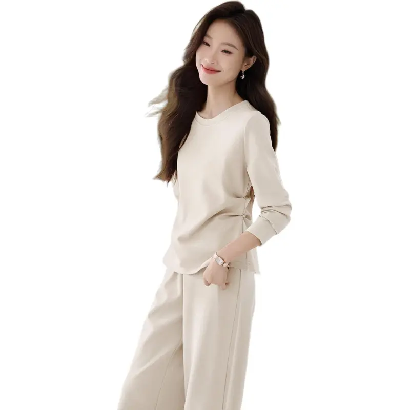 Mo Han Yi Mei Casual Suit Women's Ecru-3