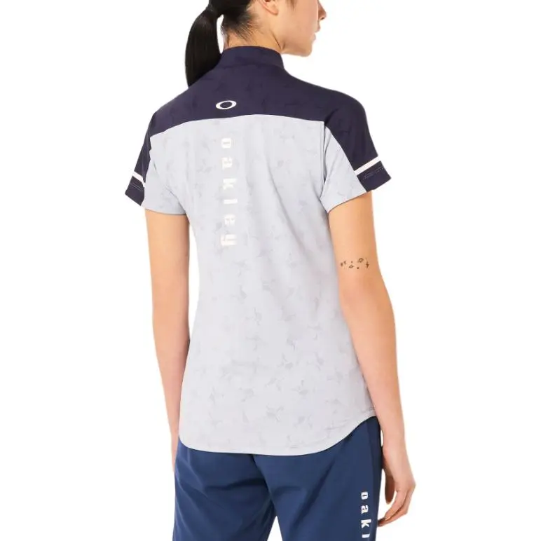 Oakley SS25 Raglan Sleeve T Shirt Women's Aqua Blue-6