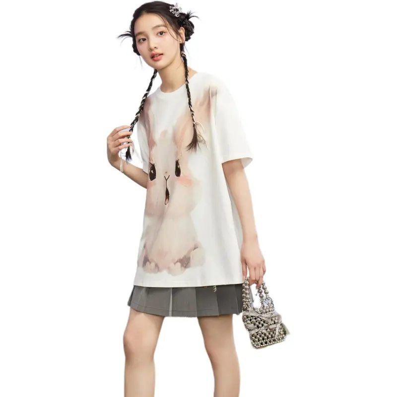 ZIHAN SS24 T Shirt Women's White-1