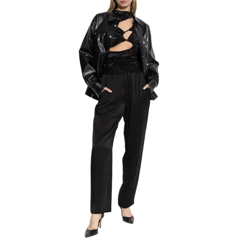 ISABEL MARANT Kendry Drawstring Trousers-1