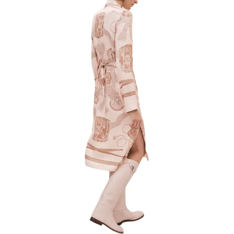 HERMES Long-Sleeved Dresses Women's Multicolor-2