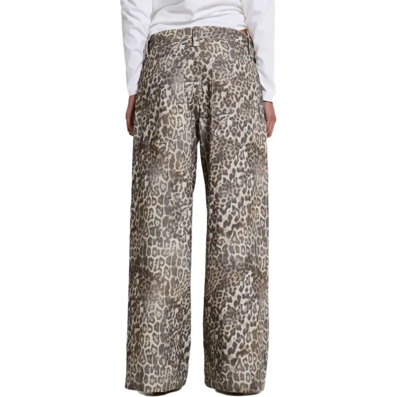 Jaded London Leopard Fade Colossus Jeans Women's Leopard Print-1