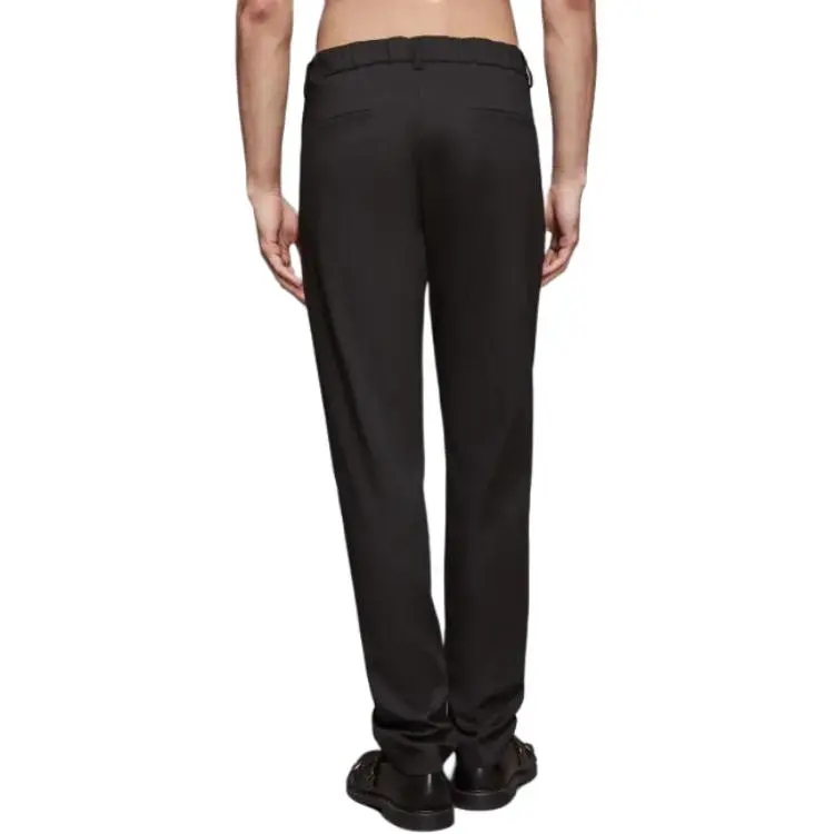 Patrizia Pepe SS25 Casual Pants Men's Black-2