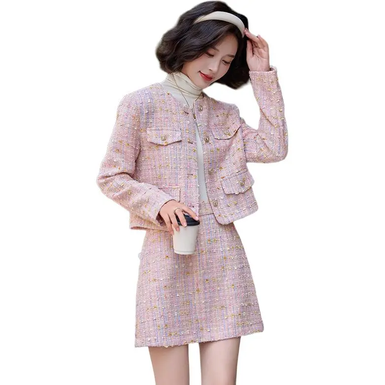 La Chapelle Skirt Set Women's Pink-2