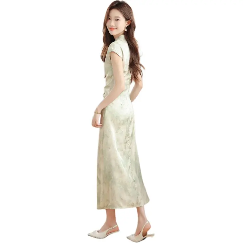 Mu Xiao Xin Short Sleeved Dress Women's-4