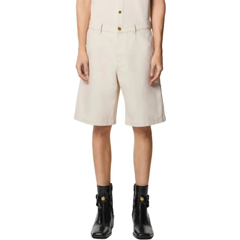 VERSACE Medusa Biggie Denim Cargo Shorts-1